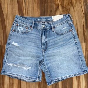 American Eagle Super High Rise Denim Shorts